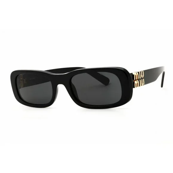 Miu Miu Sunglasses MU8ZS-1AB5S0-53 New with tags MIU MIU MU 08ZS 1AB5S0 Black Grey Women main image 2